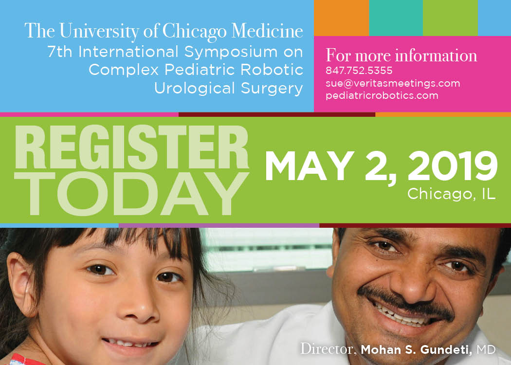 2019年5月2日（芝加哥）第七届复杂儿科机器人泌尿外科学国际研讨会